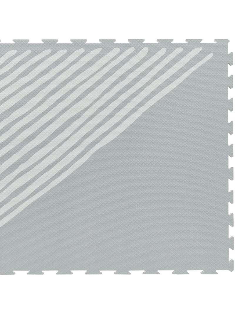 Tapis de jeu mousse SANDY LINES STONE Gris - Kiabi