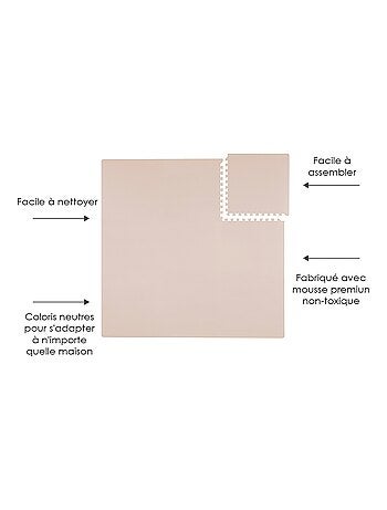 Tapis de jeu mousse uni CLASSIC PLAYMAT