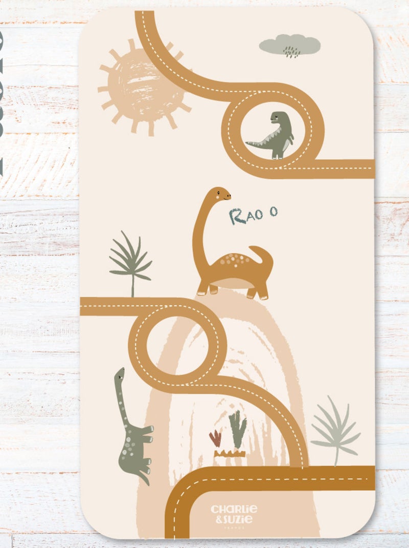Tapis de jeu nomade "Routes" Paolo Dino Multicolore - Kiabi