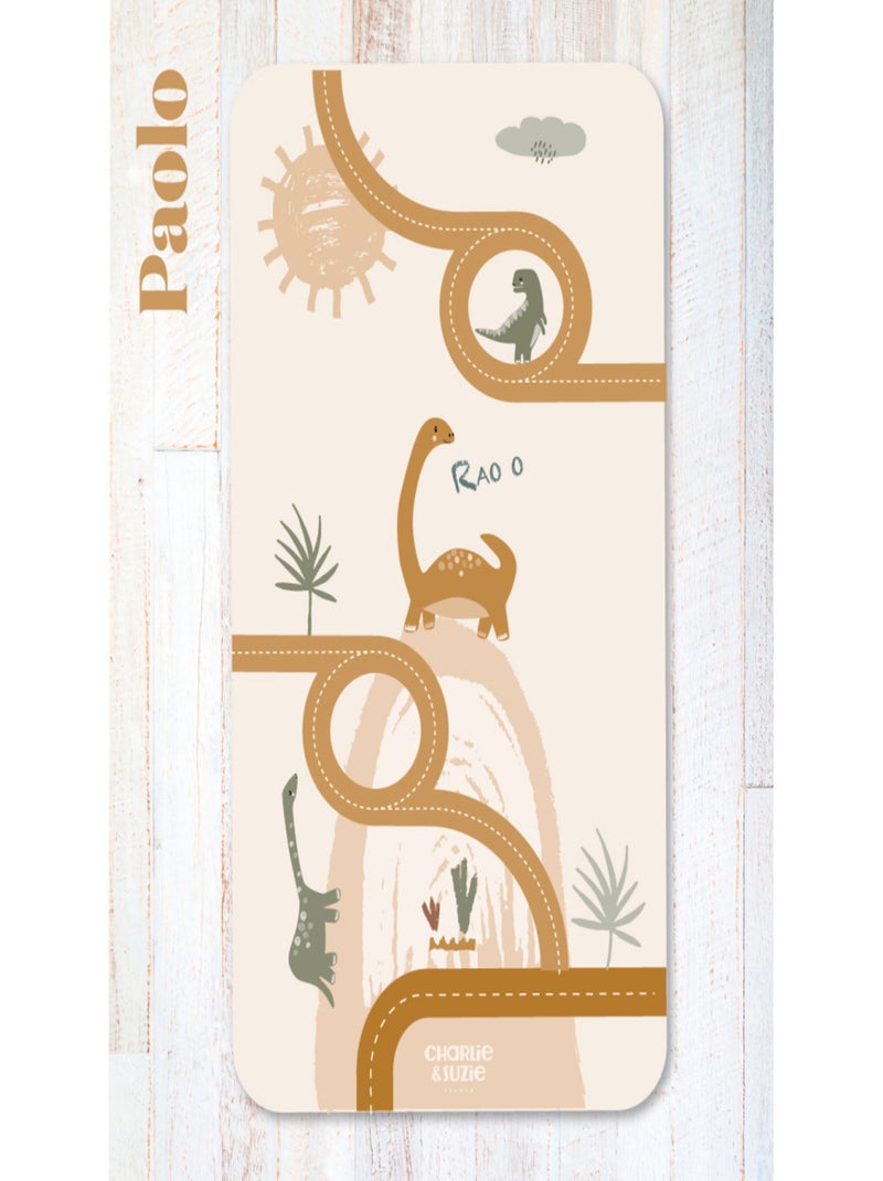 Tapis de jeu nomade "Routes" Paolo Dino Multicolore - Kiabi
