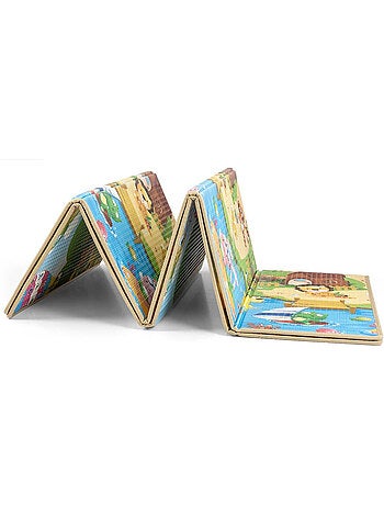 Tapis de jeu pliable 'milly mally' animaux colorés
