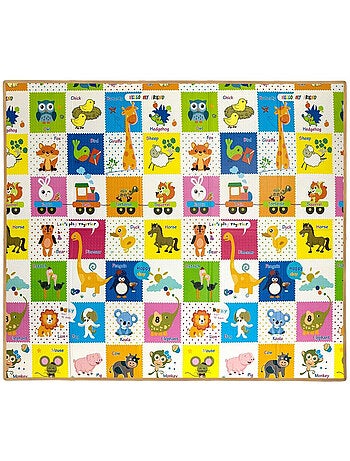 Tapis de jeu pliable 'milly mally' animaux colorés
