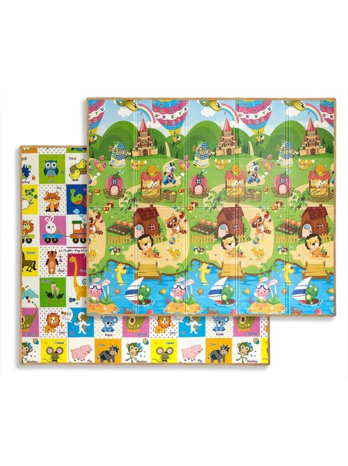 Tapis de jeu pliable 'milly mally' animaux colorés - Kiabi