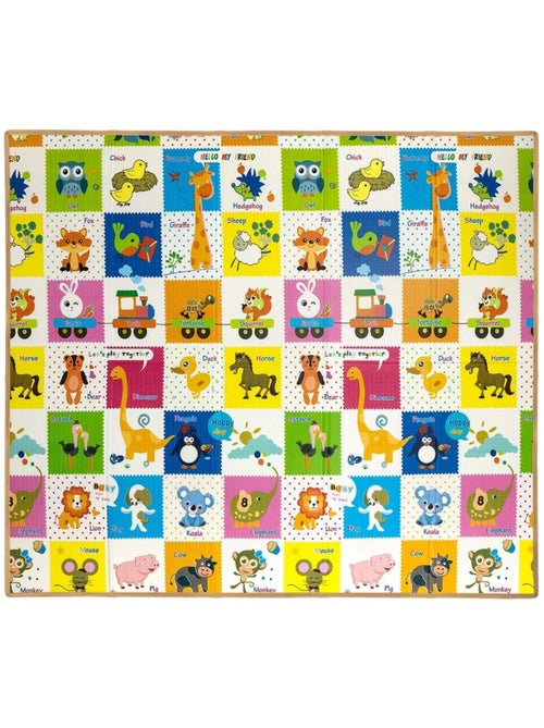 Tapis de jeu pliable 'milly mally' animaux colorés - Kiabi