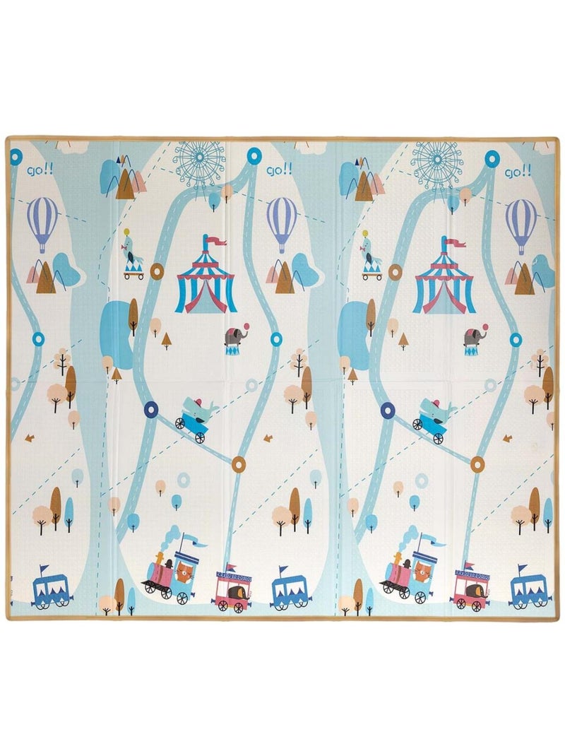 Tapis de jeu pliable 'milly mally' cirque  and  voyage Beige - Kiabi