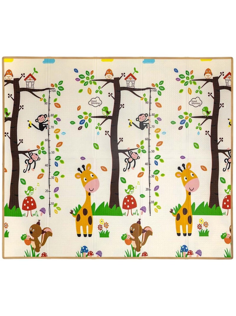 Tapis de jeu pliable 'milly mally' savane  and  arbre Jaune - Kiabi