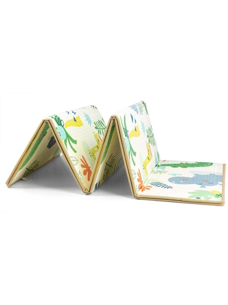 Tapis de jeu pliable 'milly mally' savane  and  arbre Jaune - Kiabi
