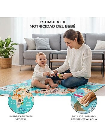Tapis de jeu pliable XXL Animals-City Asalvo