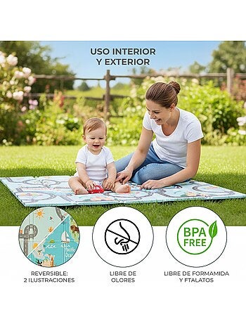 Tapis de jeu pliable XXL Animals-City Asalvo