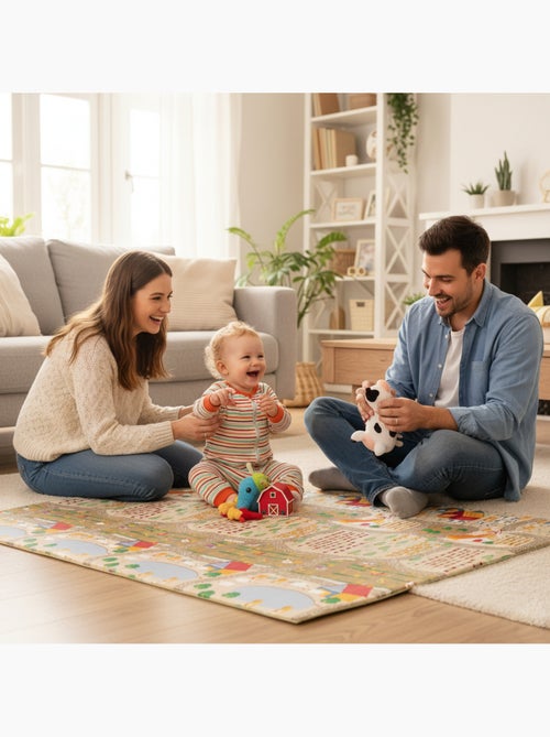 Tapis de jeu pliable XXL Farm-City Asalvo - Kiabi