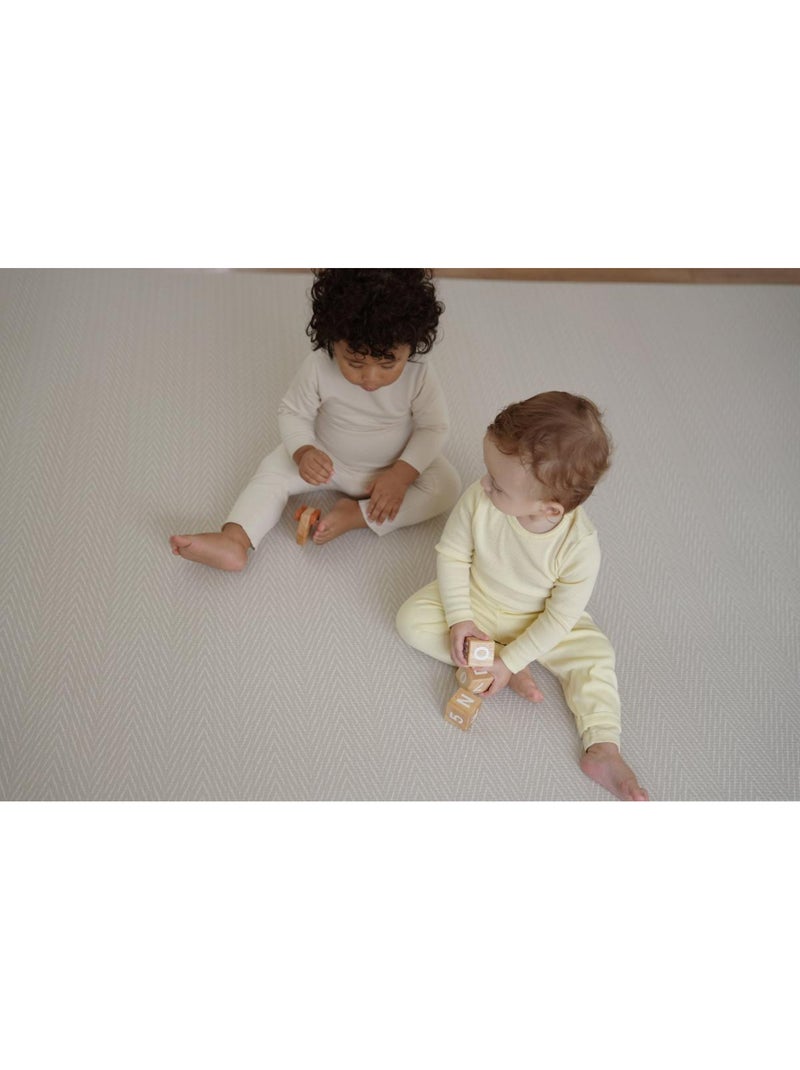 Tapis de jeu réversible spore  and  bois Gris - Kiabi