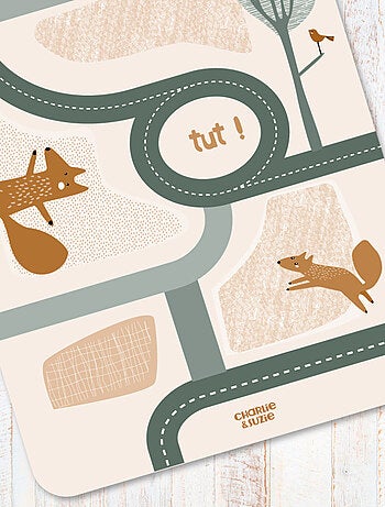 Tapis de jeu "Route" Edgar le renard