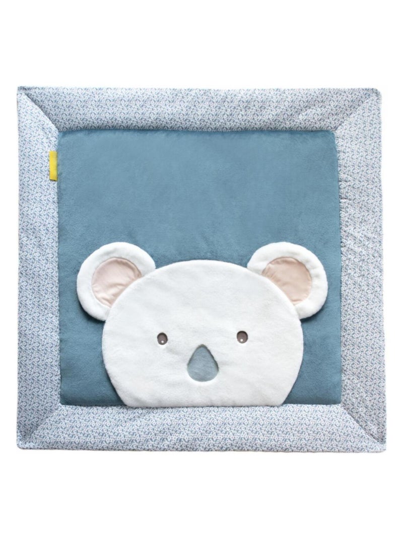 Tapis de jeu Tapidou Yoca le koala (100 x 100 cm) Bleu - Kiabi