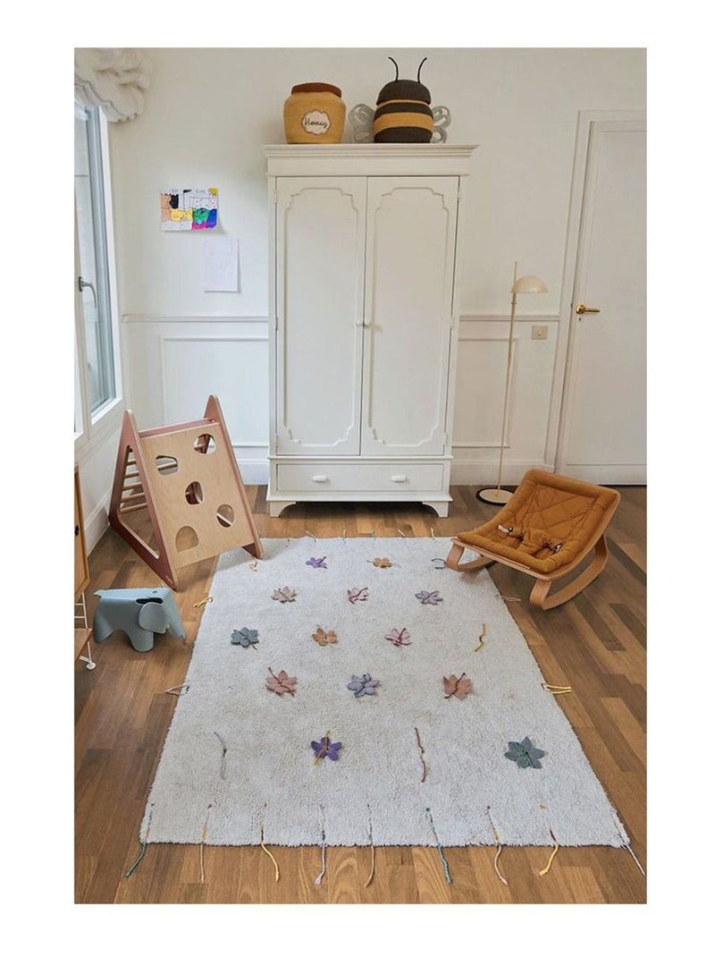 Tapis de jeux lavable Wildflowers Beige - Kiabi
