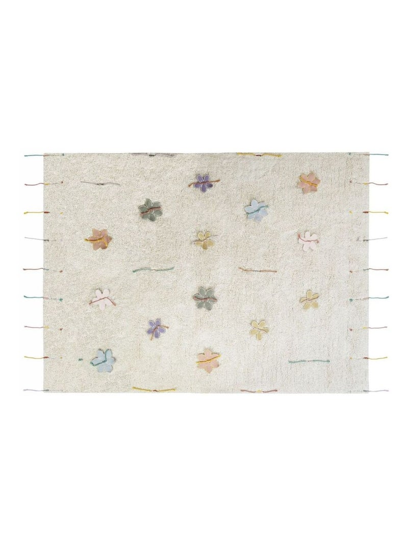 Tapis de jeux lavable Wildflowers Beige - Kiabi