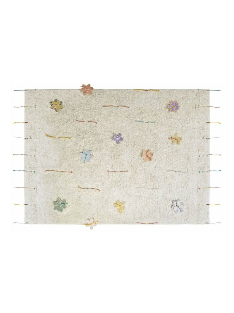 Tapis de jeux lavable Wildflowers Beige - Kiabi