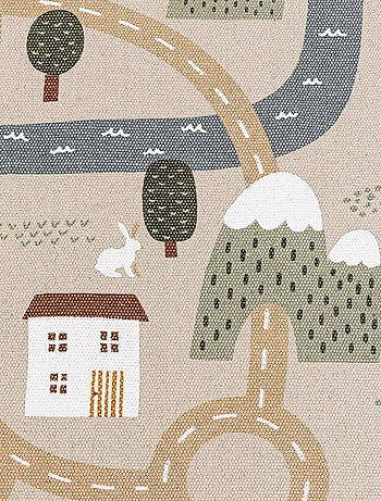 Tapis de jeux route enfant