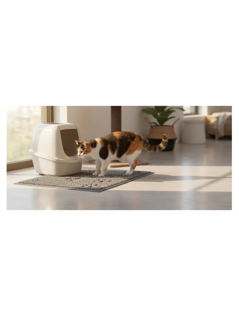 Tapis de litière pour chat Tumbi L Gris - Kiabi