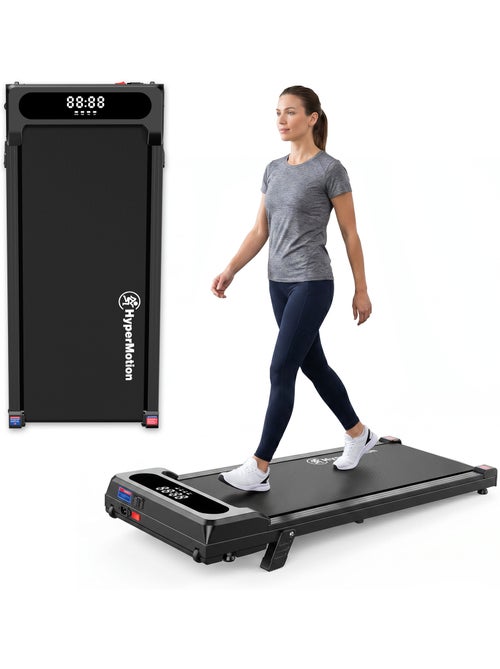 Tapis de Marche Motorisé Domicile ou Bureau Acier et ABS Ultra-Plat 6 km/h Dim 107x48 cm - Kiabi Tapis de Marche Motorisé Domicile ou Bureau Acier et ABS Ultra-Plat 6 km/h Dim 107x48 cm - Kiabi