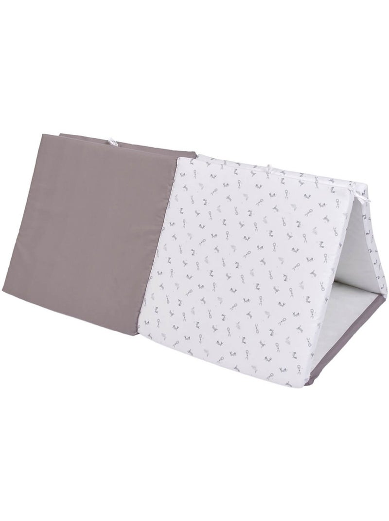 Tapis de motricité XL Lapins Gris Blanc - Kiabi