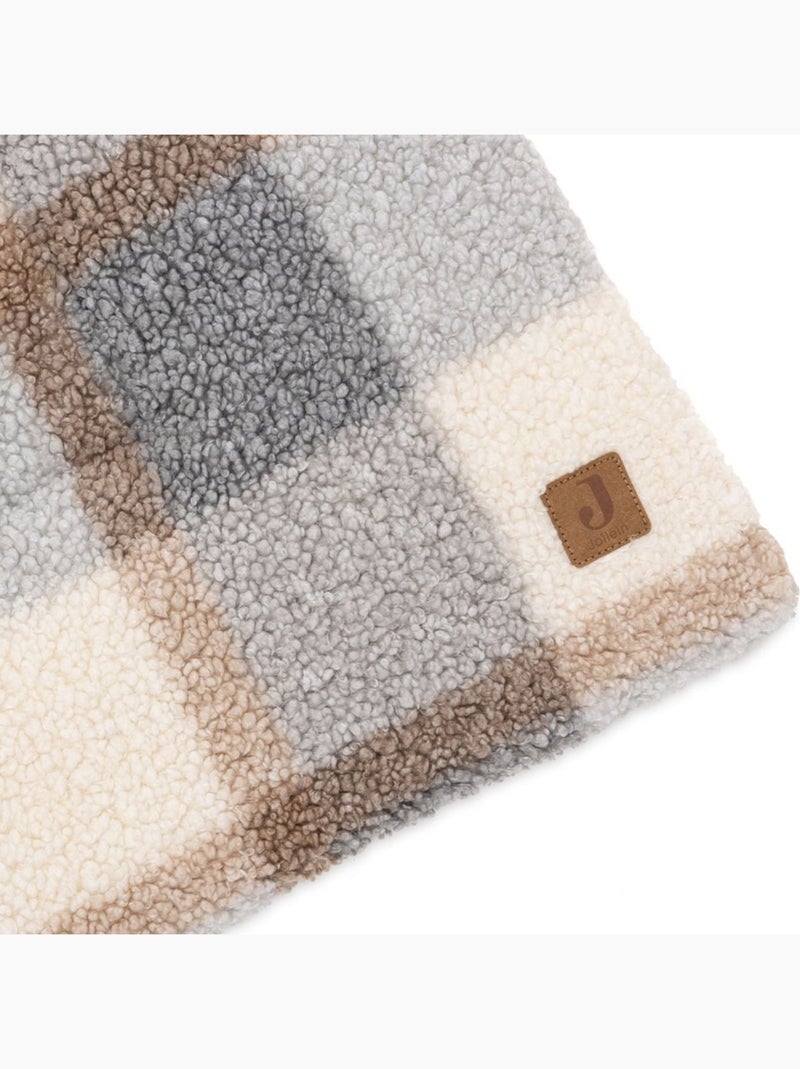 Tapis de parc bébé Check Boucle Jollein Bleu - Kiabi