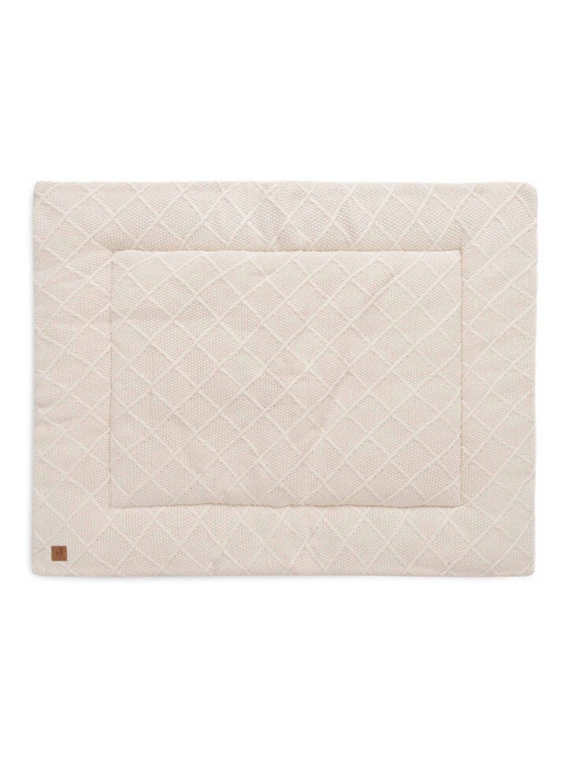 Tapis de parc bébé Check Knit Beige - Kiabi
