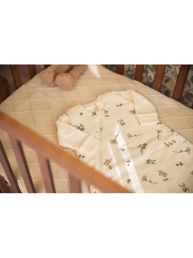 Tapis de parc bébé Check Knit Jollein Beige - Kiabi