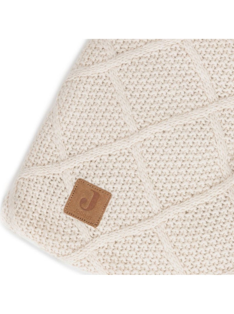 Tapis de parc bébé Check Knit Jollein Beige - Kiabi
