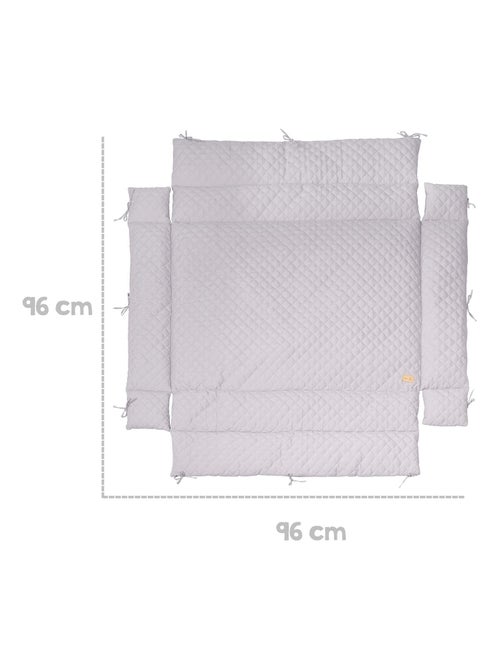 Tapis de parc bébé rectangulaire avec bords - Déperlant - 'Roba roba Style' - Kiabi