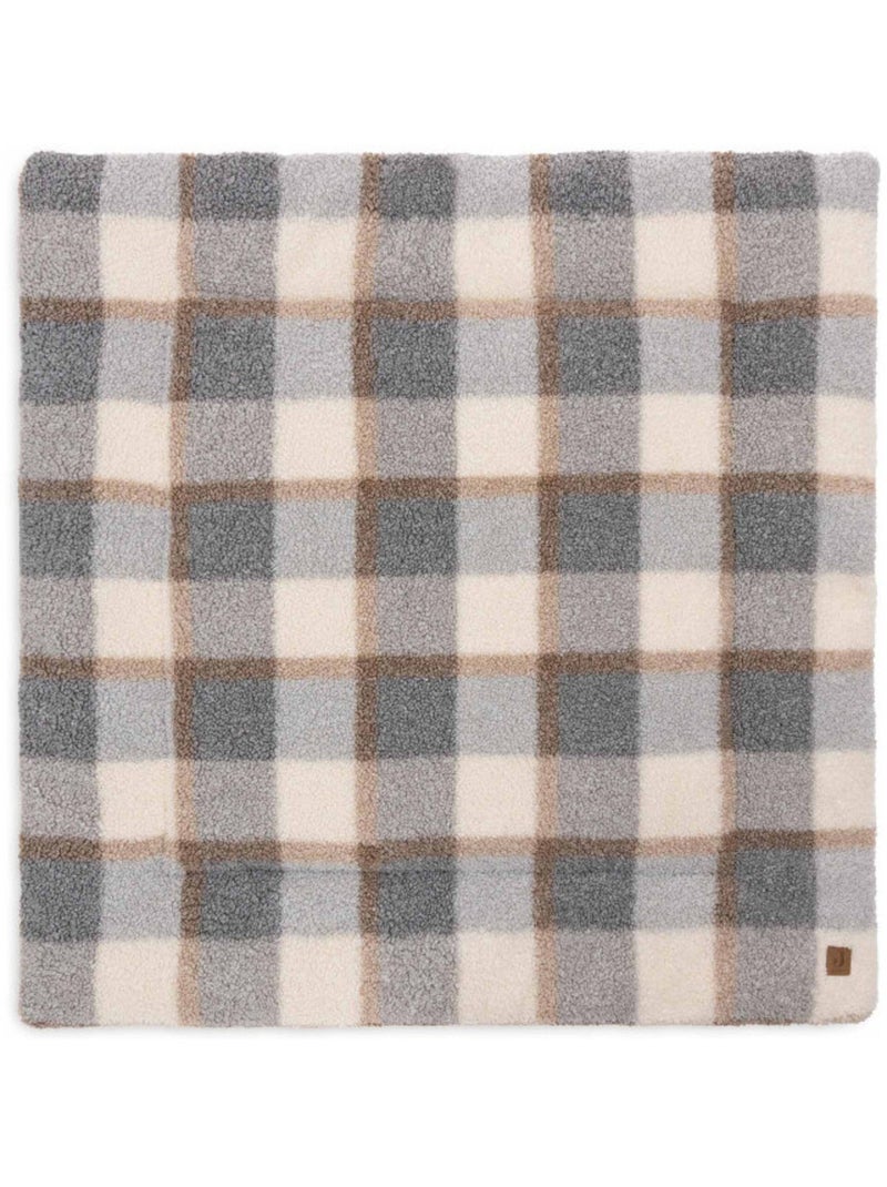 Tapis de parc Check Boucle Bleu - Kiabi
