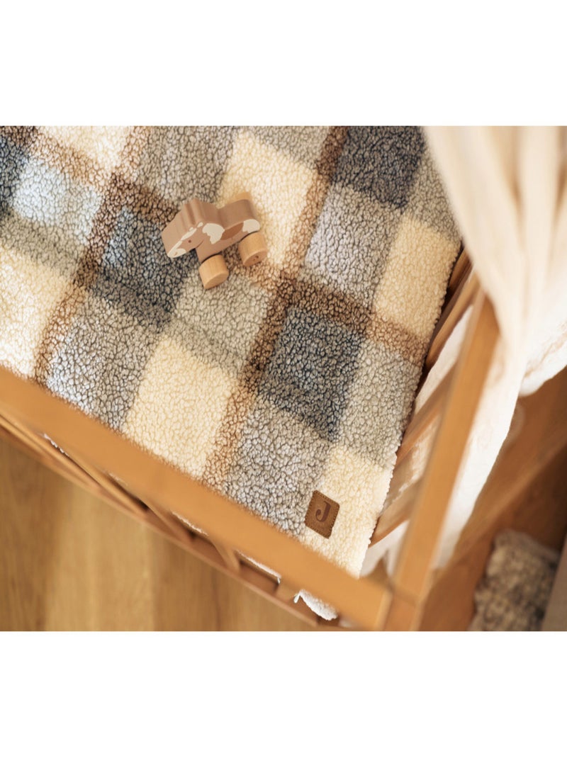 Tapis de parc Check Boucle Jollein Bleu - Kiabi
