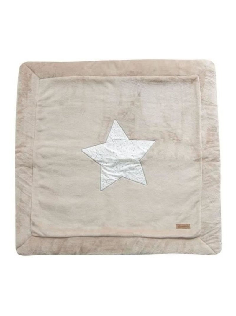 Tapis de parc en microfibre Gris moyen - Kiabi