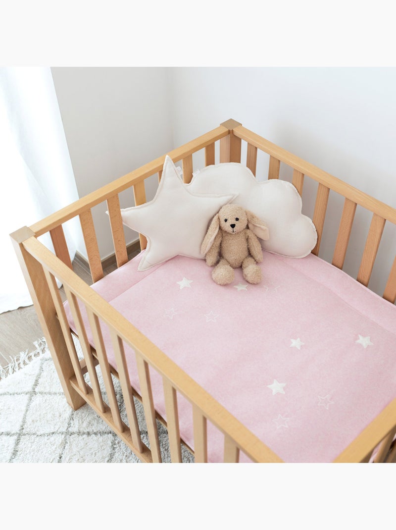 Tapis de parc et jeu - Confort doux Rose clair - Kiabi