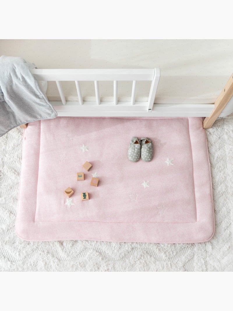 Tapis de parc et jeu - Confort doux Rose clair - Kiabi
