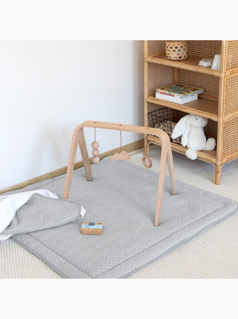 Tapis de parc et jeu - Confort matelassé Gris - Kiabi