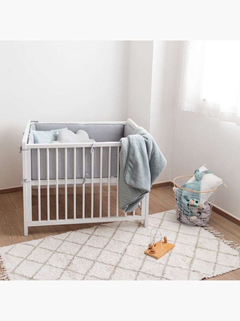 Tapis de parc et jeu - Jersey moelleux Gris - Kiabi