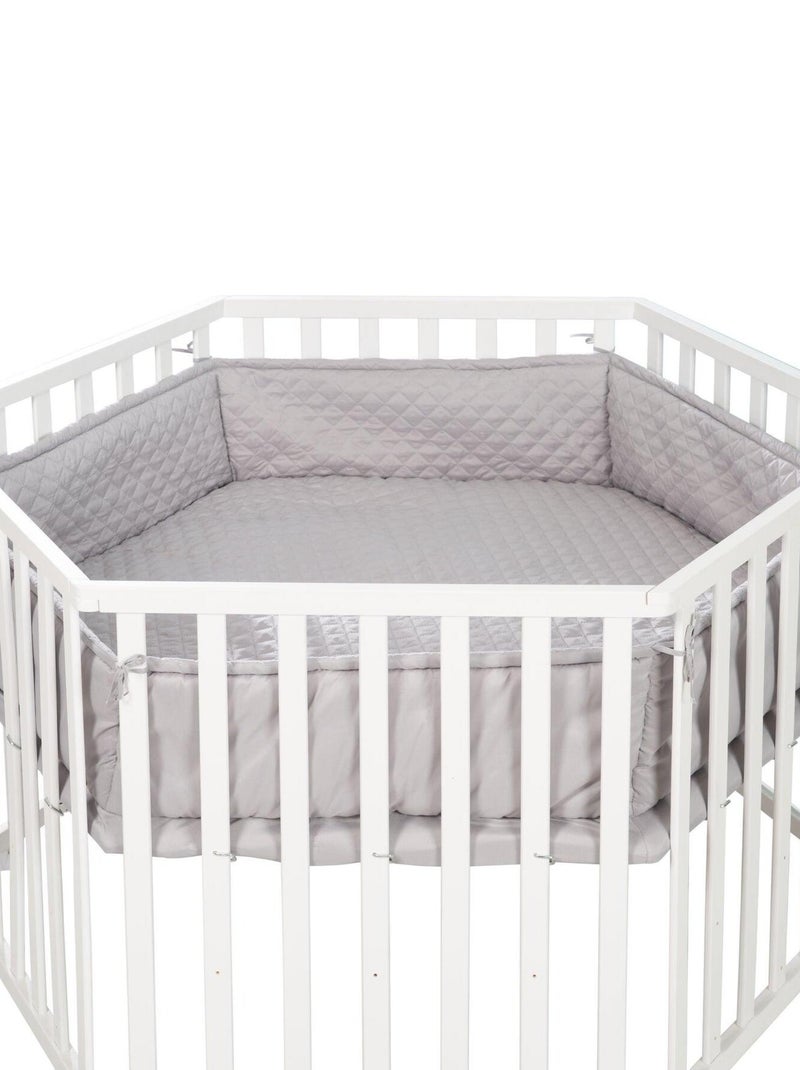 Tapis de parc hexagonal avec bords - imperméable 'ROBA' roba Style Gris - Kiabi