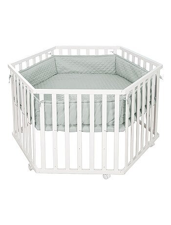 Tapis de parc hexagonal imperméable avec bords 'Roba Style'