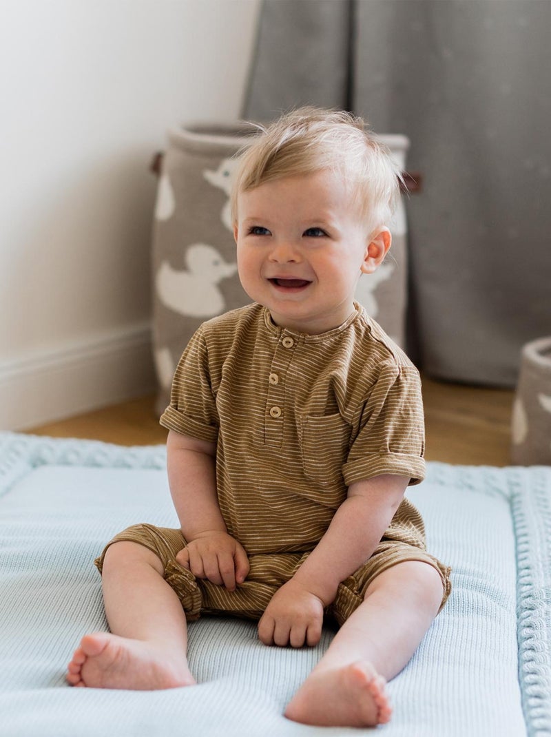 Tapis de parc pour bébé tapis de jeu en coton Bleu ciel - Kiabi