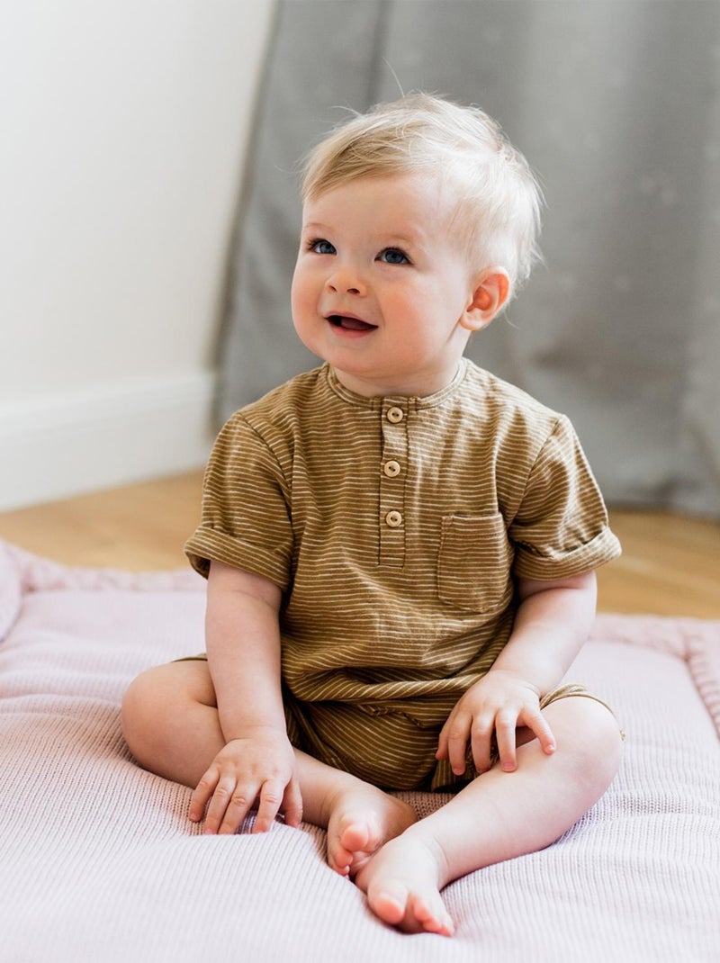 Tapis de parc pour bébé tapis de jeu en coton Rose pâle - Kiabi