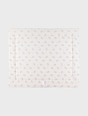 Tapis de parc réversible 75x95cm gaze de coton bio - Fluffy Noukie's