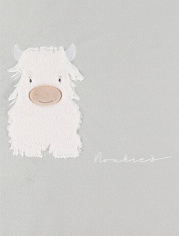 Tapis de parc réversible 75x95cm gaze de coton bio - Fluffy Noukie's