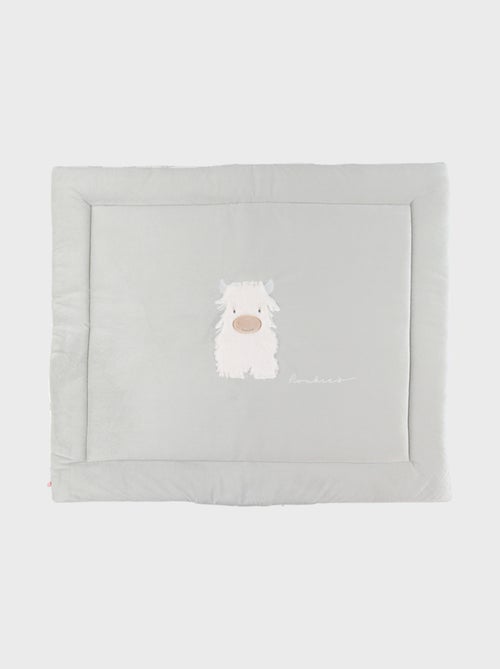 Tapis de parc réversible 75x95cm gaze de coton bio - Fluffy Noukie's - Kiabi
