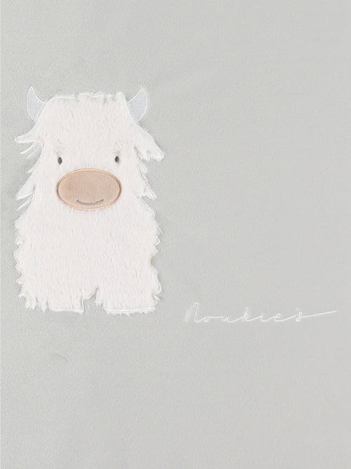 Tapis de parc réversible 75x95cm gaze de coton bio - Fluffy Noukie's - Kiabi
