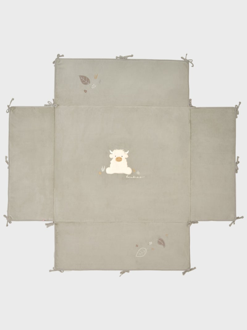 Tapis de parc réversible Veloudoux® Noukie's Vert - Kiabi