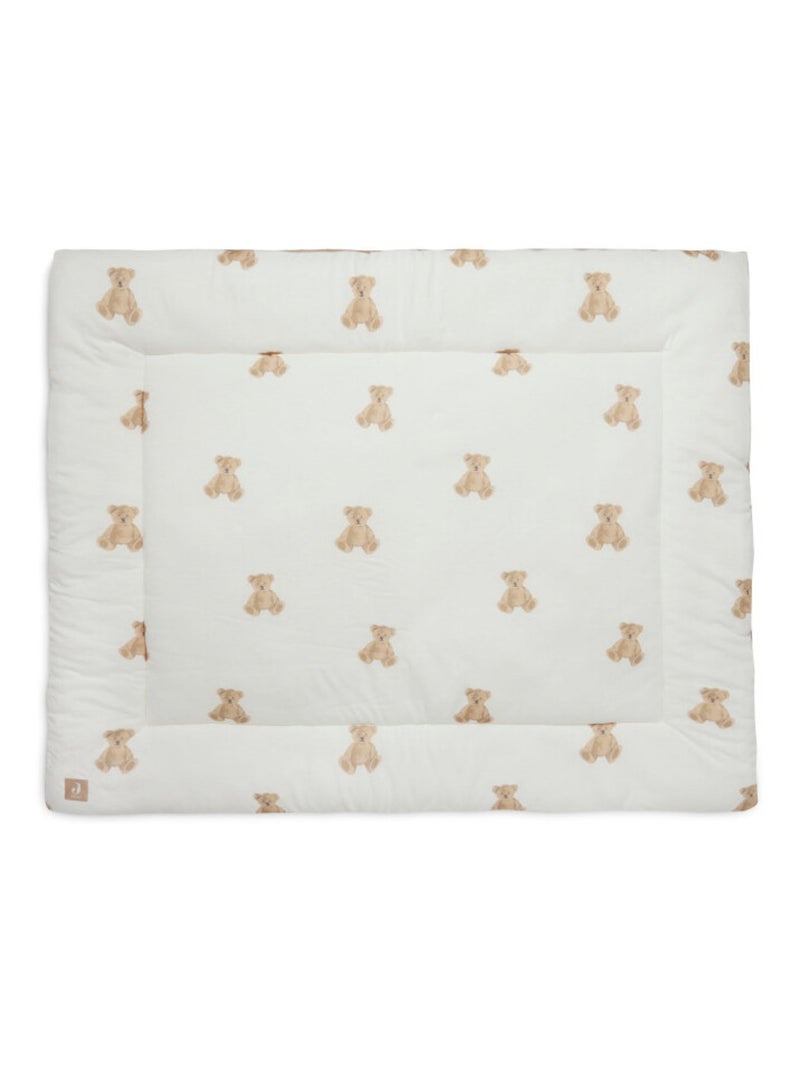 Tapis de parc Teddy Bear en coton biologique Blanc - Kiabi