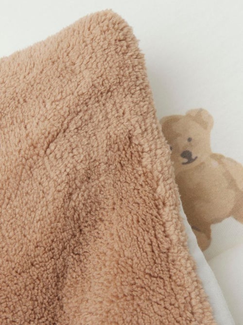Tapis de parc Teddy Bear en coton biologique Jollein - Kiabi Tapis de parc Teddy Bear en coton biologique Jollein - Kiabi