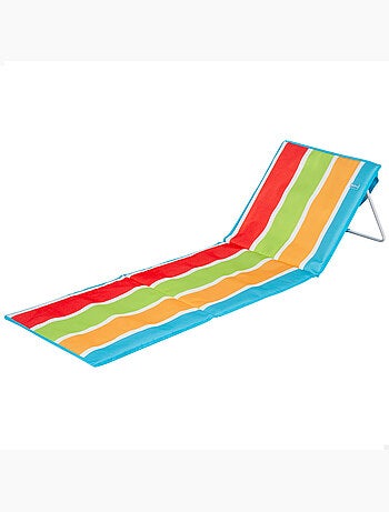 Tapis de plage avec dossier inclinable aktive