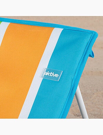 Tapis de plage avec dossier inclinable aktive