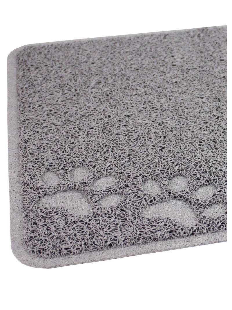 Tapis de propreté structuré pour animaux Gris - Kiabi